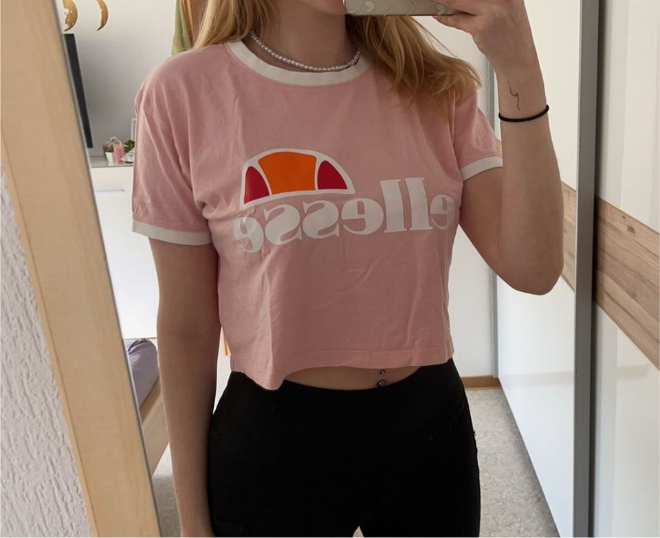 Cropped Tshirt von Ellesse M in Wallmerod