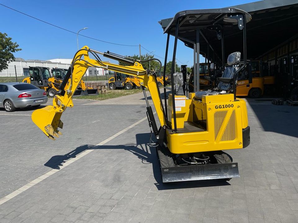 ‼Neu Minibagger, GG1000 1T,KUBOTA Motor 16PS!! 3Zyl Diesel!! in Weilmünster