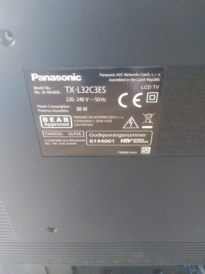 Flachfernseher Panasonic in Pfeffenhausen