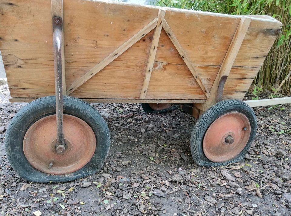 Antiker Bollerwagen in Hildesheim