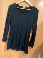 Tredy~Lagenlook~LA-Shirt~Spitze~Schwarz~42 Bayern - Karlsfeld Vorschau