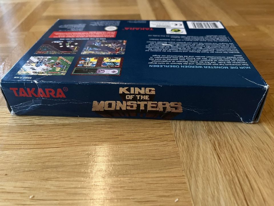 Sammlungsauflösung: King of the Monsters OVP CIB Nintendo SNES in Bad Rothenfelde