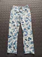 Zero Hose Stoffhose Sommerhose weiß blau, Größe 36 Niedersachsen - Uetze Vorschau