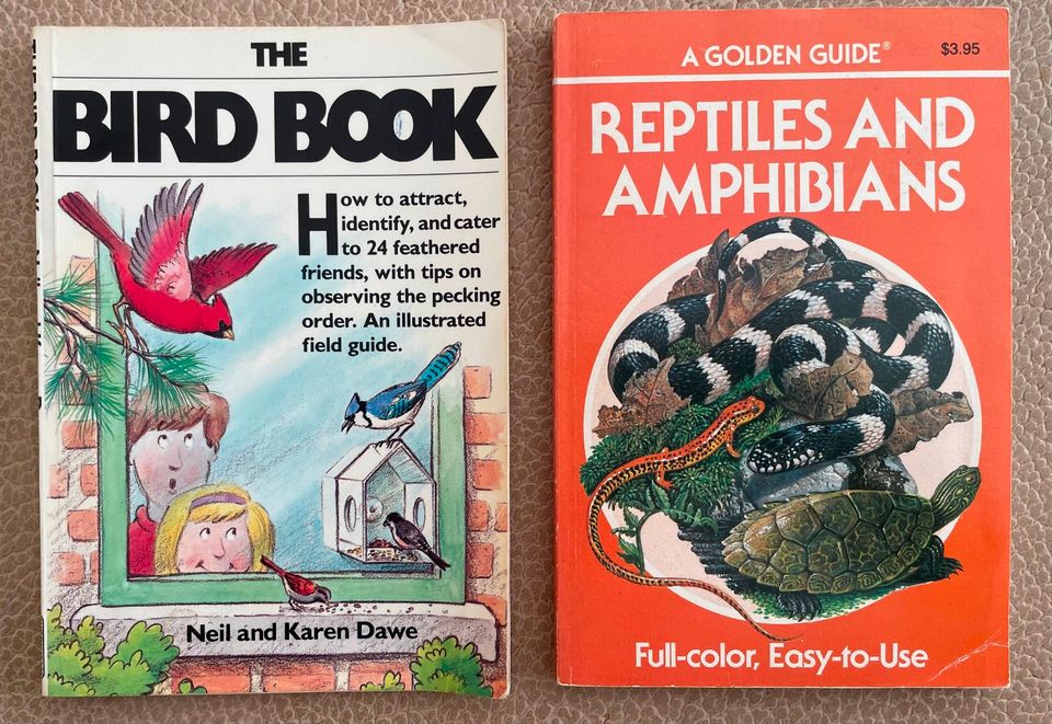 ENGLISCH - REPTILES AND AMPHIBIANS and THE BIRD BOOK in Scharbeutz