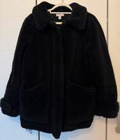 Topshop Teddy Jacke in Schwarz - Größe M Hessen - Groß-Gerau Vorschau