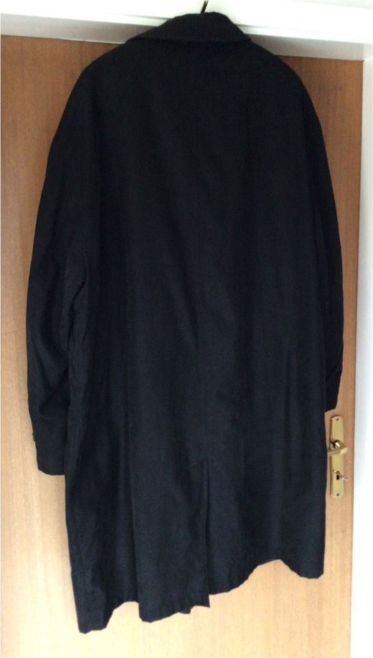 Schöner warmer Mantel von CANDA Gr. 56 matt changierend anthrazit in Oststeinbek