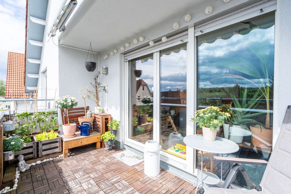 ++TOP++ Maisonette Wohntraum im Zentrum mit Süd-West Balkon, 2 TG-Stellplätze und 2 Bäder in Göppingen