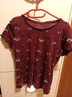 T-Shirt Shirt Primark Größe 40 Schmetterling weinrot Thüringen - Jena Vorschau