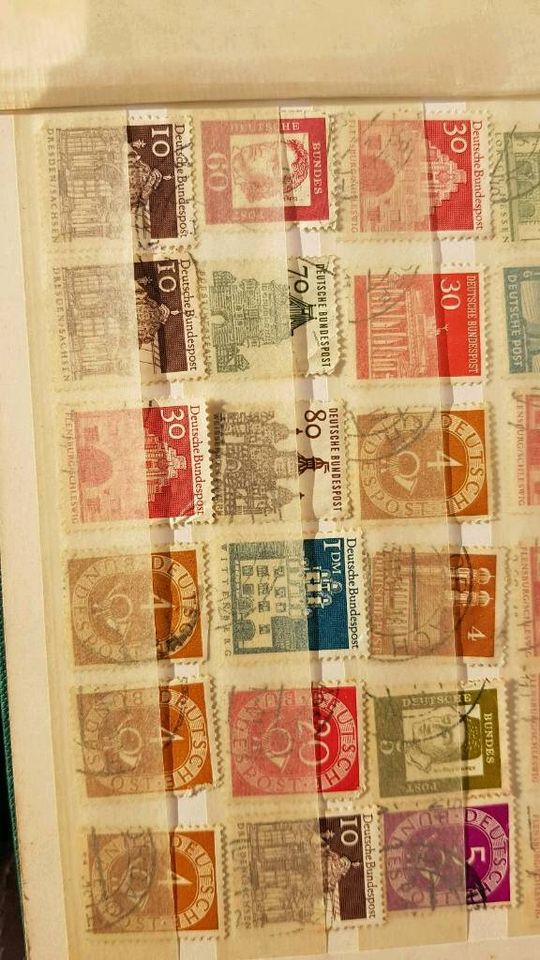 Sammlung Briefmarken Alt Deutsches Reich Bundes Post u DDR DGZRS in Twistetal