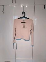 Crop Top, Pullover, Shirt, 100%Baumwolle, Kette geschenkt, beige Nordrhein-Westfalen - Troisdorf Vorschau