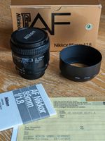 Nikon AF Nikkor 85 mm F1.8 Porträtobjektiv Festbrennweite Nordrhein-Westfalen - Kirchlengern Vorschau