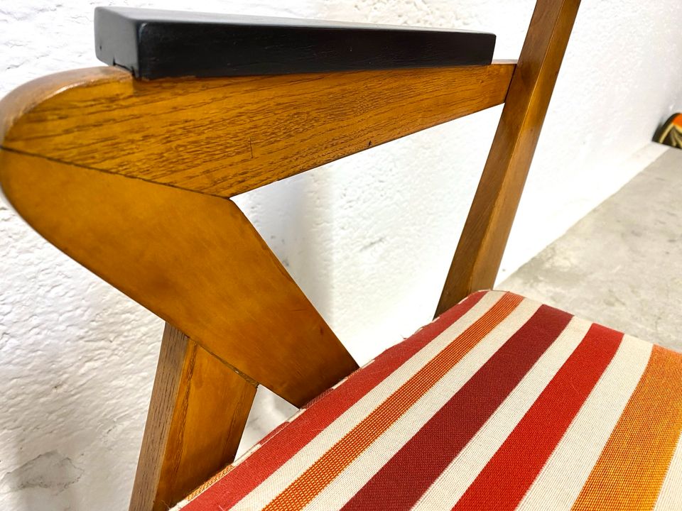 Stuhl 50er Mid Century restauriert Sessel Lounge Chair antik in München