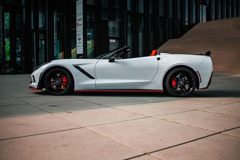 CORVETTE C7 Z51 6.2 V8 Lauter Sound Cabrio Sportwagen Auto mieten in Langenfeld