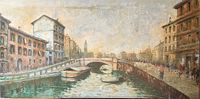 Monogrammiert Stadtansicht Kanal in Venedig - Impressionismus Baden-Württemberg - Göppingen Vorschau