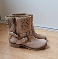 Geox Stiefel / Biker Boots  beige Leder !! Größe 38 !! NEU !! Bayern - Hirschau Vorschau
