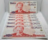 Türkei 6 x 10.000.000 Lira Banknoten- 1999. Bankfrisch. Hessen - Wiesbaden Vorschau