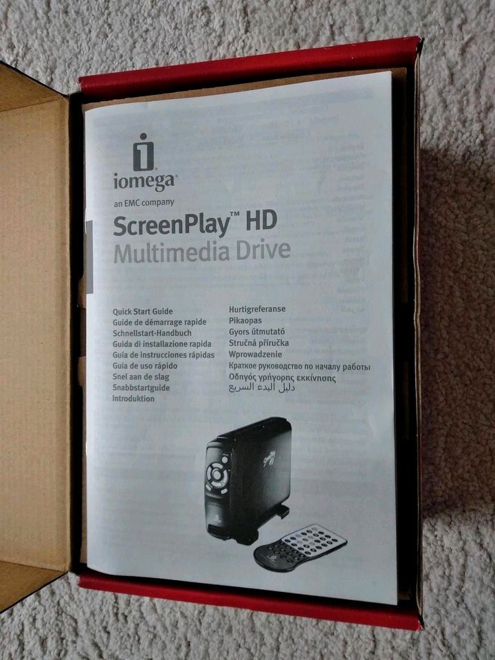 Multimedia Festplatte ScreenPlay von iomega 500 GB in Paderborn