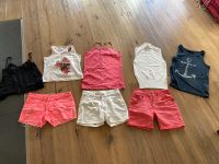 Shorts, weiß pink XS S, Tops blau weiß pink schwarz 34/36 SM Baden-Württemberg - Steißlingen Vorschau