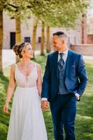 Hochzeitskleid, A-Linie mit Spitze, weiß, 1x getragen Bayern - Essenbach Vorschau