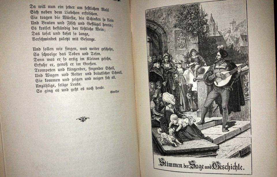 antikes, kostbares Balladen Buch / Unikat in Berlin