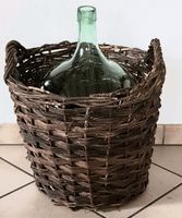 Alter Weidenkorb mit Ballonflasche 20 Liter Inh. Deko antik urig Bayern - Ehingen Mittelfr Vorschau