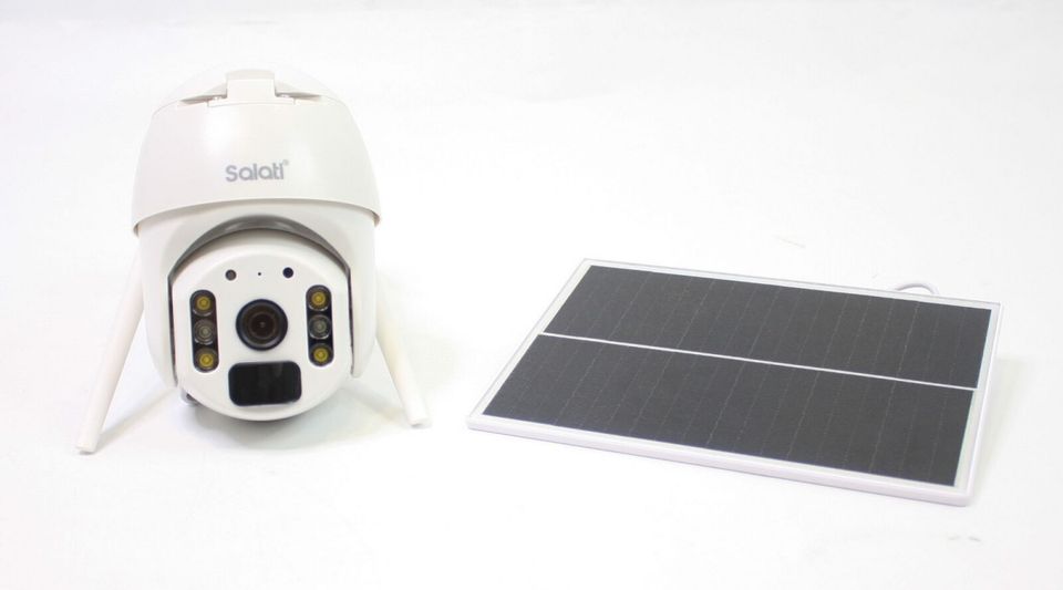 Salati SC-1080P Überwachungskamera Aussen 2K 3MP 360° Wlan Solarp in Mühlacker