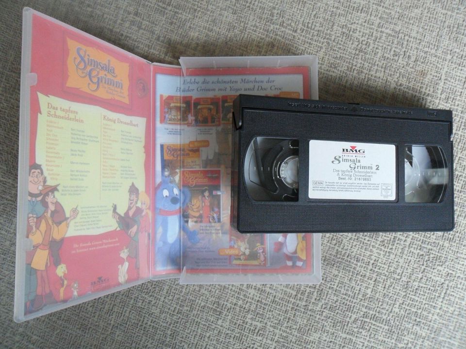 2 Märchen  Das Schneiderlein + König Drosselbart VHS, ab 0 Jahren in Spenge