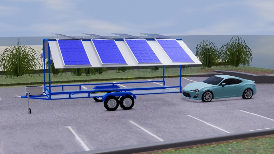 Solartrailer sunmac- vollwertige Solaranlage ohne Baugenehmigung in Castrop-Rauxel