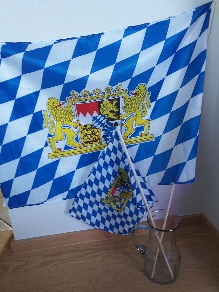 Flagge Bayern /Oktoberfest in Krostitz