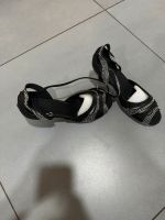 Damen Tanzschuhe schwarz Silber Glitzer Dresden - Blasewitz Vorschau