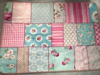 Patchwork Teppich Babymatte shabby chic Blumenmuster bunt 120x180 Leipzig - Plagwitz Vorschau