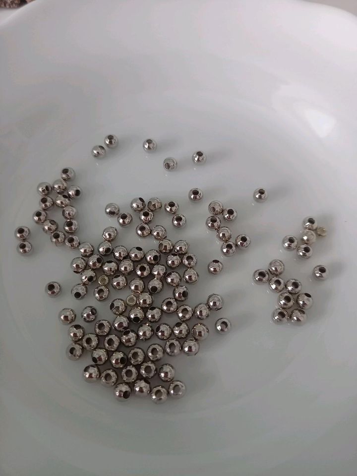 Perlen,  silber,  klein, Schmuck,  Basteln,  Deko in Oberhausen