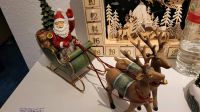 Weihnachtsdeko Weihnachtsmann Rentierschlitten leuchtet Batterie Berlin - Marienfelde Vorschau