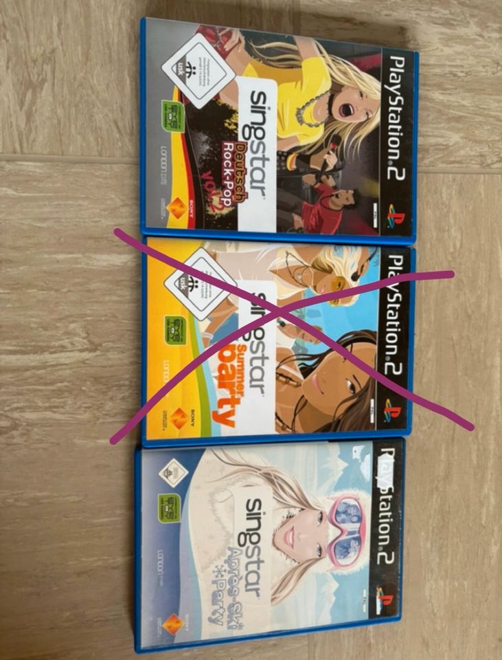 Singstar CDs ps2 in Gelnhausen