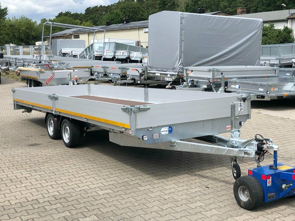 ⭐️ Eduard Auto Transporter 3000kg 606x220x30cm Rampen Winde 63 in Schöneiche bei Berlin