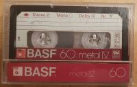 BASF 60 metal IV Musikkassette Audiocassette **Rarität** 1982 Bayern - Triftern Vorschau