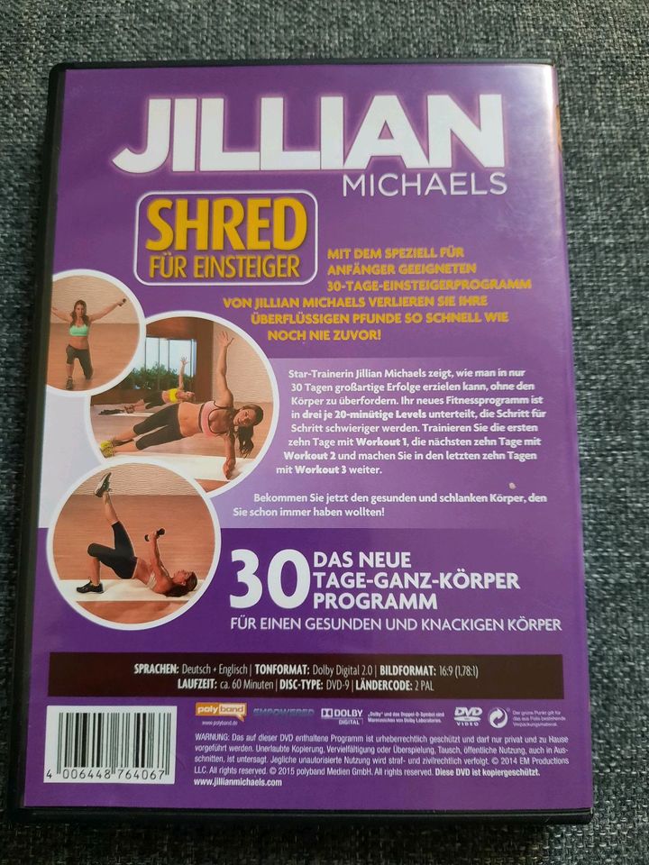 DVD Jillian Michaels Shred für Einsteiger in Schortens