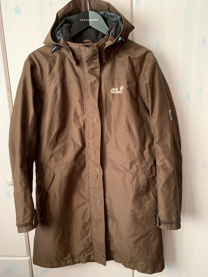 Jack Wolfskin L Parka Braun Regenmantel Regenjacke Jacke Übergang in Essen