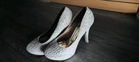 Pumps Hochzeit weiß mit Glitzer Hessen - Ehringshausen Vorschau