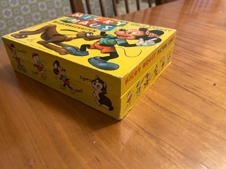 Retro Mickey Mouse Bilderbaukasten Puzzle Disney Cubes in Bochum