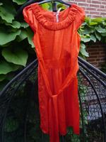 Kleid orange Atmosphere 36 S mit Band zum Binden Boho Hippie Niedersachsen - Isernhagen Vorschau