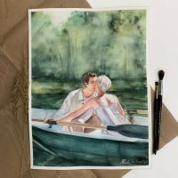 Original Aquarellmalerei | Zeichnung | Gemälde | Aquarellbild Brandenburg - Frankfurt (Oder) Vorschau