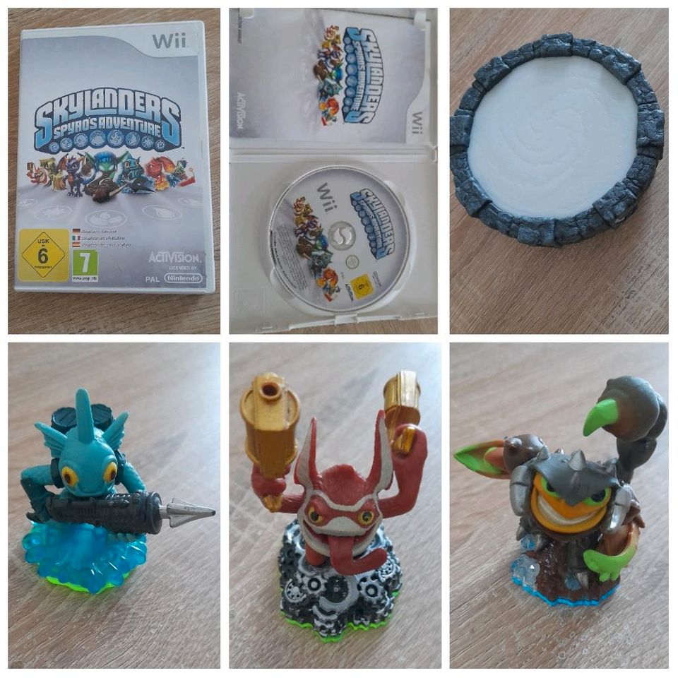 Wii Skylander Spiel, Portal, Figuren in Kötz