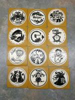 DDR Bierdeckel Leder 12 Sternzeichen + Etui Brandenburg - Luckenwalde Vorschau