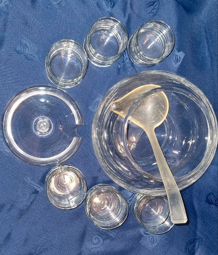 Bowle-Glas + Gläser, Maibowle Set in Herne