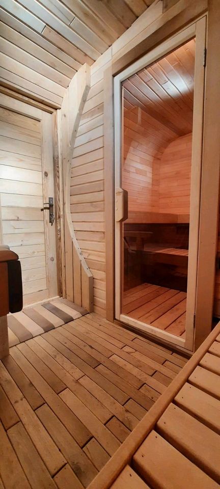 Quadro Sauna 4m lang 2,30m breit, 45mm Stärke in Bad Krozingen