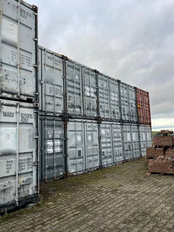 40ft High Cube Seecontainer Lager 12x2,89m Materialcontainer in Hannover