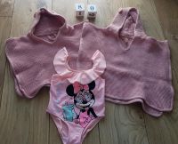Mädchen Badeanzug Minnie Mouse gr. 80 und Badeponchos in Rosa Bayern - Ingolstadt Vorschau