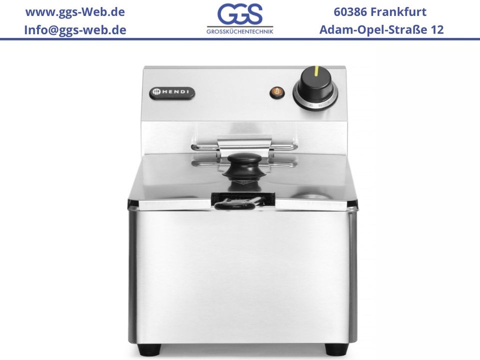 Gastro Elektro Fritteuse Friteuse Elektrisch Küchengerät 6 Liter in Frankfurt am Main