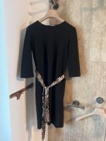 Zara Kleid schwarz Gr. L XL Leoparden Muster Gürtel Thüringen - Erfurt Vorschau